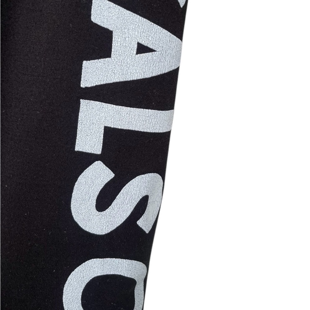 AVIATOR NATION Locals Only Leggings Black Print Size S/M High Rise Active Surf - Picture 9 of 12